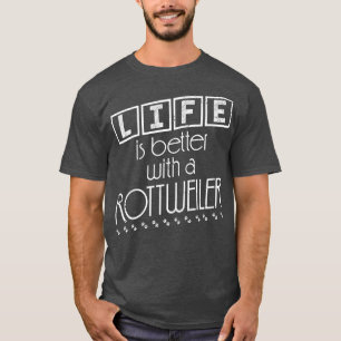 Dog Owner Gift Love Dogs Rottweiler T-shirt