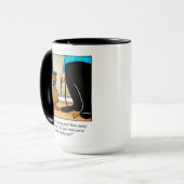 Dog Owner Humor "Walks" Mok (Voorkant links)