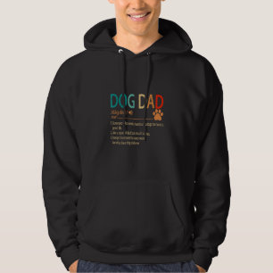 Dog Pa iemand werkt hard, zodat zijn honden een Hoodie