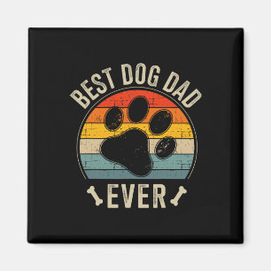 Dog pa ooit voor retro vaders dag geboorte magneet