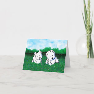 Dog Park Westies Kaart