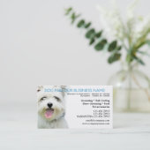 Dog parlor pet care Personalized Kortingskaartje (Staand voorkant)