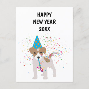 Dog Partners - Animals Holiday New Years Card Feestdagenkaart
