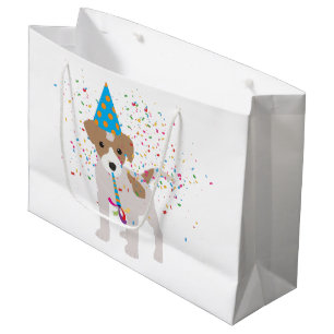 Dog Party - Animals Puppy met een partij Groot Cadeauzakje