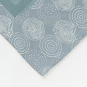 Dog past Foto aan Fleece Deken (Hoek)