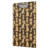 Dog Pattern Brown labradole goudendoedle Klembord (Links)
