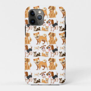 Dog Pattern iPhone 11 Pro Hoesje