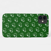 Dog paw-afdruk in Hoesje-Mate iPhone case met wit  (Achterkant (horizontaal))