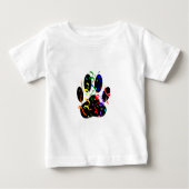 Dog Paw-afdrukken met Confetti en streamer (Voorkant)