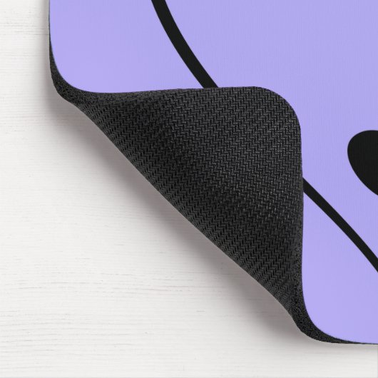 Dog Paw-afdrukken met hart Muismat (Hoek)