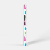 Dog Paw Botten Hearts Woof Pattern Pink Samsung Galaxy Hoesje (Rechterkant)