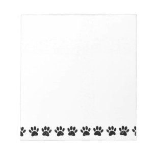 Dog Paw Distressed Pattern Notitieblok
