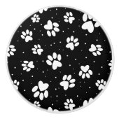 Dog Paw Keramische Knop (Voorkant)