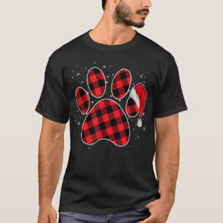 Dog Paw-kerstpyjama's voor gezinnen die buiten elk T-shirt