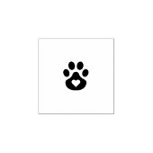Dog Paw Loyalty Kaart Stamp Rubberstempel (Afrduk)