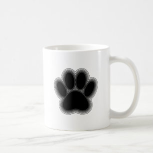 Dog Paw met contouren Koffiemok