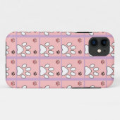 Dog Paw Pattern Case-Mate iPhone Case (Achterkant (horizontaal))