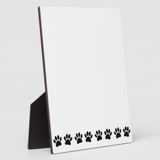 Dog Paw Pattern Fotoplaat (Zijkant)