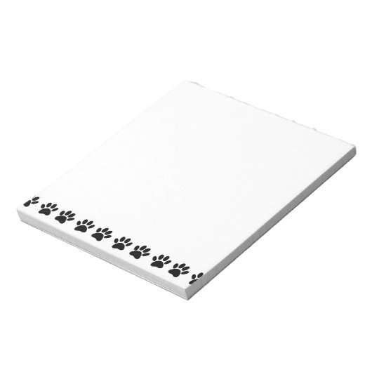 Dog Paw Pattern Notitieblok (Gedraaid)