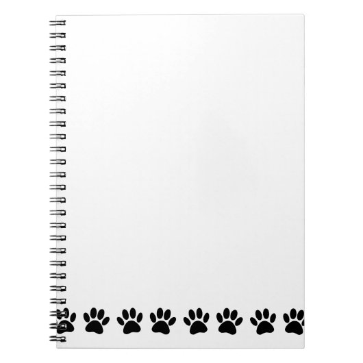 Dog Paw Pattern Notitieboek (Voorkant)
