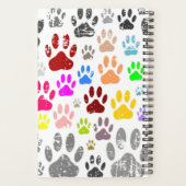 Dog Paw Pattern Planner (Achterkant)