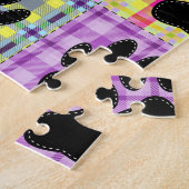 Dog Paw Pattern Quilt Legpuzzel (Zijkant)