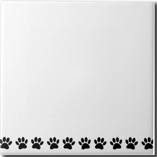 Dog Paw Pattern Tegeltje