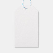 Dog Paw Print aangepaste tekst  stijl Cadeaulabel (Achterkant)