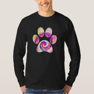 Dog Paw Print Dog Waterverf Paw T-shirt