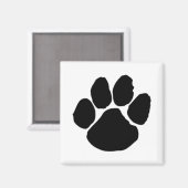 Dog Paw Print Fridge Magnet Magneet (Voorkant / Achterkant)