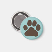 Dog Paw Print Magneet (Voorkant / Achterkant)