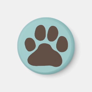 Dog Paw Print Magneet