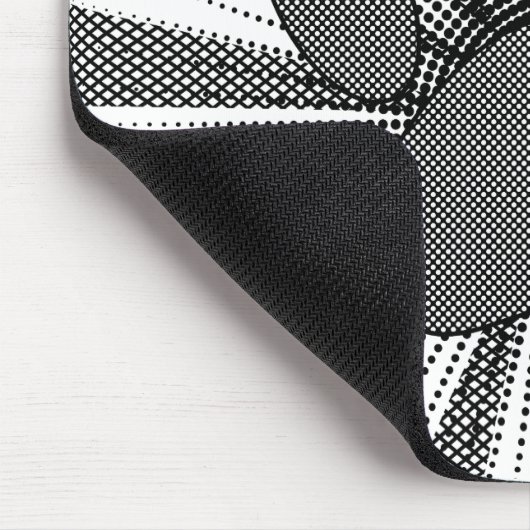Dog Paw Print Manga Style Muismat (Hoek)