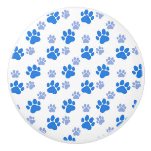 Dog Paw Print Simple Animal Lover Cute Puppies Keramische Knop