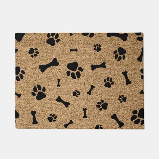Dog Paw-printers Deurmat (Voorkant)