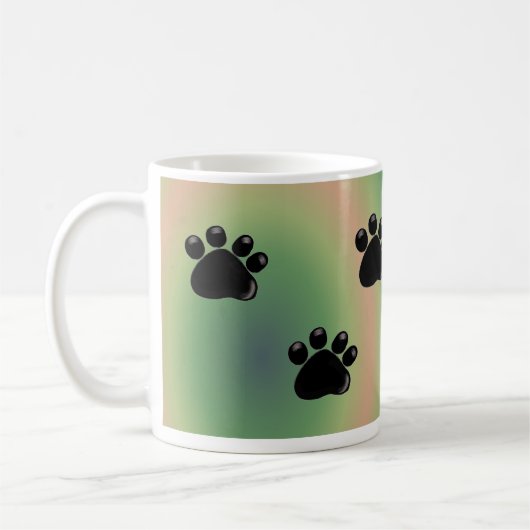 Dog Paw-printers Koffiemok (Links)
