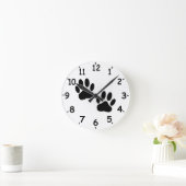 Dog Paw-printers Ronde Klok (Huis)