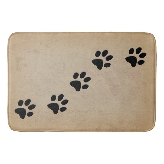 DOG PAW PRINTS BADMAT (Voorkant)