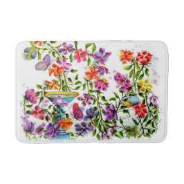 DOG PAW PRINTS BIRD BATH BADMAT