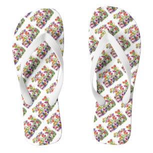 DOG PAW PRINTS BIRD BATH TEENSLIPPERS