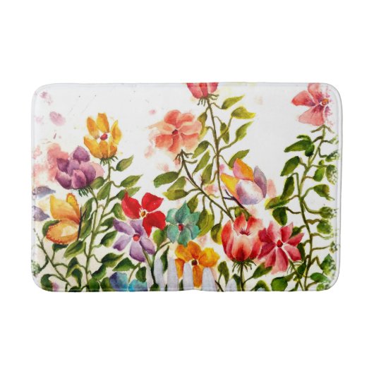 DOG PAW PRINTS MET GARDEN FENCE BADMAT (Voorkant)