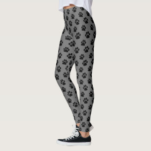 Dog Paw Prints Patroon   Cute Hondenliefhebber Leggings