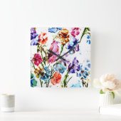 DOG PAW PRINTS VIERKANTE KLOK (Huis)