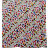 DOG PAW PRINTS WATEREN KAN DOUCHEGORDIJN (Voorkant)