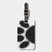 Dog Paw-tekening Bagagelabel (Voorkant verticaal)