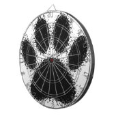 Dog Paw-tekening Dartbord (Voorkant Rechts)