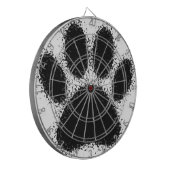 Dog Paw-tekening Dartbord (Voorkant Links)