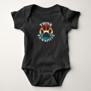 Dog Paw Think Pawsitive T-Shirt