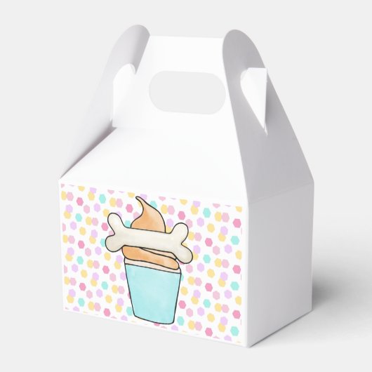 Dog Paw-ty Birthday Girl Personalized Bedankdoosjes (Achterkant)