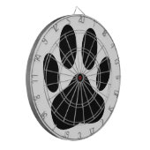 Dog Pawprint Dartbord (Voorkant Links)